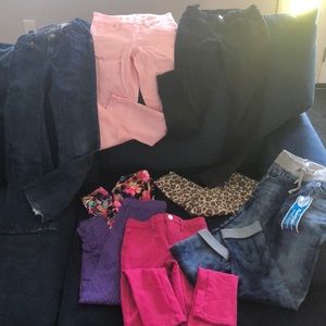 Lot of size 7 pants girls